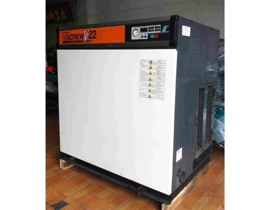 中古30HP日立變頻螺旋式空壓機<-已售出