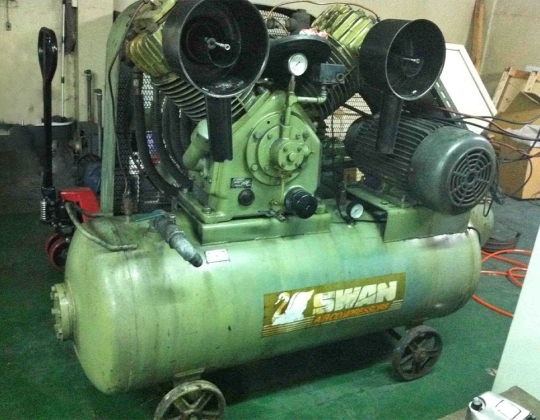 中古20HP天鵝牌空壓機<-已售出