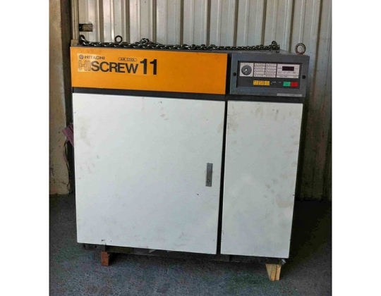 中古15HP日立螺旋式空壓機<-已售出